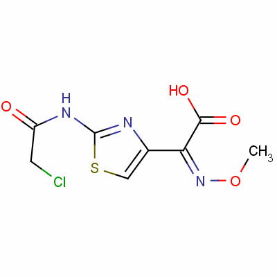 2-(Chloroacetamido)-alpha-(methoxyimino)thiazol-4-acetic acid Structure,60846-17-5Structure