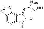 (8Z)-8-(1h-imidazol-4-ylmethylene)-6,8-dihydro-7h-[1,3]thiazolo[5,4-e]indol-7-one Structure,608512-97-6Structure