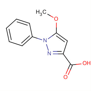 5-Methoxy-1-phenyl-1h-pyrazole-3-carboxylic acid Structure,60872-14-2Structure