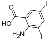 2-Amino-3,5-diiodobenzoic acid Structure,609-86-9Structure