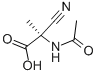 Alanine, n-acetyl-2-cyano-(9ci) Structure,609346-36-3Structure