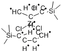 Bis(trimethylsilylcyclopentadienyl) zirconium(IV) Dichloride Structure,60938-59-2Structure