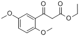 Ethyl3-(2,5-dimethoxyphenyl)-3-oxopropanoate Structure,60946-75-0Structure