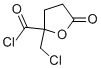 2-(Chloromethyl)-5-oxotetrahydro-2-furancarbonyl chloride Structure,60947-38-8Structure