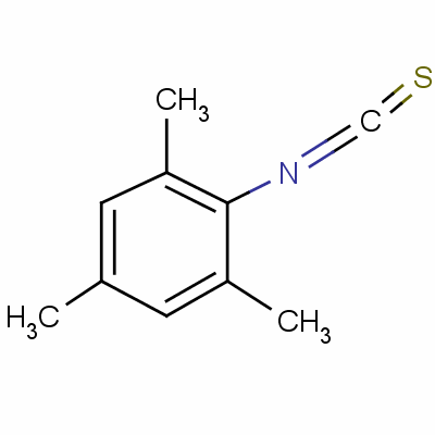 2,4,6-Trimethylphenyl isothiocyanate Structure,6095-82-5Structure