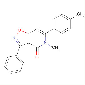 5-Methyl-3-phenyl-6-(p-tolyl)-isoxazolo[4,5-c]pyridin-4(5h)-one Structure,60986-84-7Structure