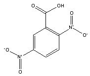 2,5-Dinitrobenzoic acid Structure,610-28-6Structure