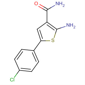 2-Amino-5-(4-chlorophenyl)thiophene-3-carboxamide Structure,61019-17-8Structure