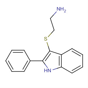 2-[(2-Phenyl-1h-indol-3-yl)thio]ethanamine Structure,61021-64-5Structure