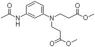 3-[N,N-Bis(methoxycarbonylethyl)]amino-acetanilide Structure,61038-96-8Structure