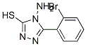 4-Amino-5-(2-bromophenyl)-4H-1,2,4-triazole-3-thiol Structure,61055-40-1Structure