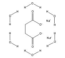 Disodium succinate hexahydrate Structure,6106-21-4Structure