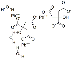 Lead(II) citrate trihydrate Structure,6107-83-1Structure