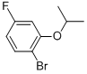 1-Bromo-4-fluoro-2-isopropoxybenzene Structure,610797-49-4Structure