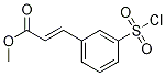 (E)-methyl3-(3-(chlorosulfonyl)phenyl)acrylate Structure,610801-83-7Structure