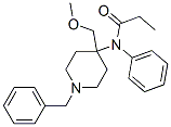 N-[1-benzyl-4-(methoxymethyl)piperidin-4-yl]-n-phenylpropionamide Structure,61086-12-2Structure