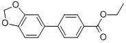 4-Benzo[1,3]dioxol-5-yl-benzoic acid ethyl ester Structure,61097-62-9Structure