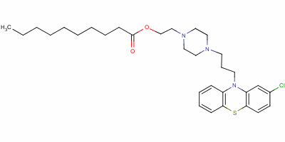 2-[4-[3-(2-Chloro-10h-phenothiazin-10-yl)propyl]-1-piperazinyl]ethyl decanoate Structure,61120-81-8Structure