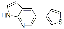 1H-Pyrrolo[2,3-b]pyridine, 5-(3-thienyl)- Structure,611205-10-8Structure