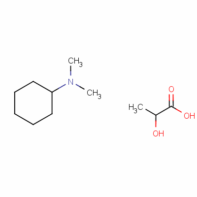 Cyclohexyldimethylammonium lactate Structure,61121-67-3Structure