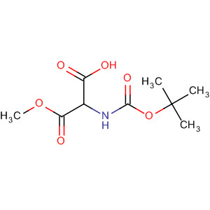 2-((Tert-butoxycarbonyl)amino)-3-methoxy-3-oxopropanoicacid Structure,61172-71-2Structure