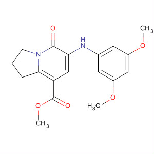 Methyl 6-(3,5-dimethoxyphenylamino)-5-oxo-1,2,3,5-tetrahydroindolizine-8-carboxylate Structure,612065-21-1Structure