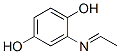 1,4-Benzenediol, 2-(ethylideneamino)-(9ci) Structure,612070-32-3Structure