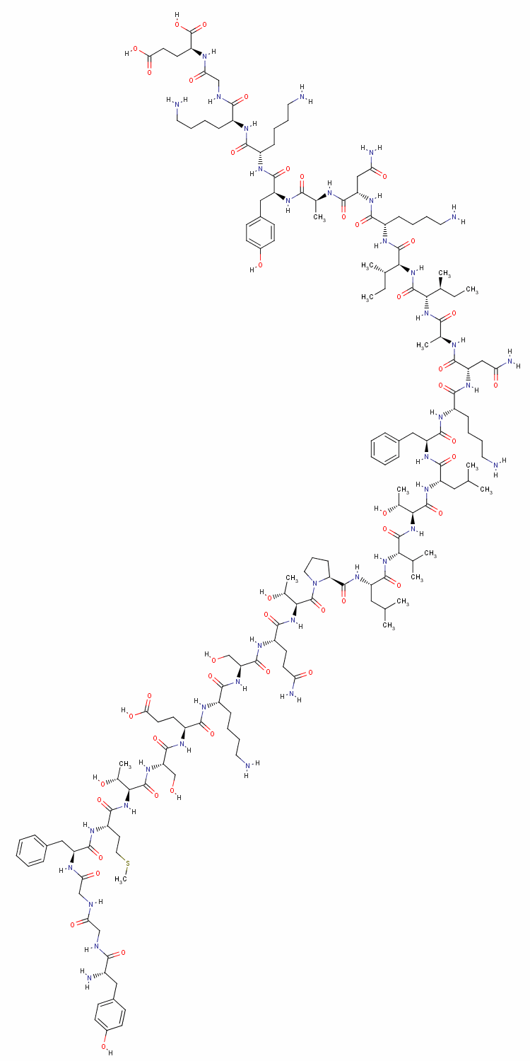 β-endorphin Structure,61214-51-5Structure