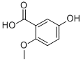 2-Methoxy-5-hydroxybenzoic acid Structure,61227-25-6Structure