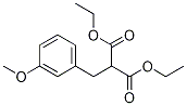 2-[(3-Methoxyphenyl)methyl]-propanedioic acid 1,3-diethyl ester Structure,61227-48-3Structure