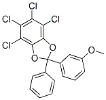 4,5,6,7-Tetrachloro-2-(3-methoxyphenyl)-2-phenyl-1,3-benzodioxole Structure,61233-45-2Structure