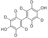 4,4’,Dihydroxybiphenyl-d8 (rings-d8) Structure,612480-60-1Structure