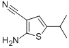 3-Thiophenecarbonitrile,2-amino-5-(1-methylethyl)-(9ci) Structure,612504-41-3Structure