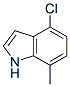 4-Chloro-7-methylindole Structure,61258-70-6Structure