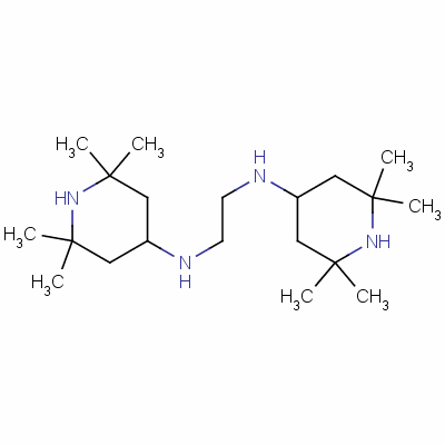 N,n’-bis(2,2,6,6-tetramethyl-4-piperidyl)ethylenediamine Structure,61260-54-6Structure