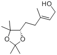 (6S,2E)-6,7-Isopropylidenedioxy-3,7-dimethyl-2-octen-1-ol Structure,61262-97-3Structure