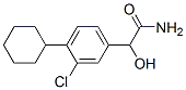 Benzeneacetamide,3-chloro-4-cyclohexyl--alpha--hydroxy- Structure,61266-24-8Structure