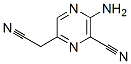 Pyrazineacetonitrile,5-amino-6-cyano-(9ci) Structure,61267-56-9Structure