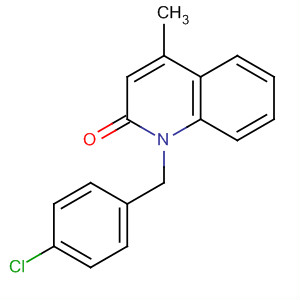 1-(4-Chlorobenzyl)-4-methylquinolin-2(1h)-one Structure,61297-64-1Structure