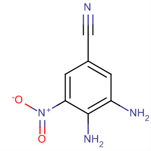 3,4-Diamino-5-nitrobenzonitrile Structure,61313-42-6Structure