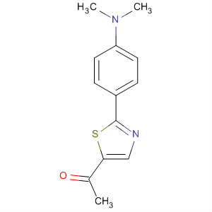 1-[2-[4-(Dimethylamino)phenyl]-5-thiazolyl]ethanone Structure,61335-98-6Structure