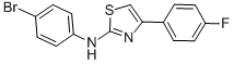 N-(4-bromophenyl)-4-(4-fluorophenyl)-2-thiazolamine Structure,61383-57-1Structure