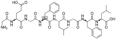 H-gly-glu-gly-phe-leu-gly-d-phe-leu-oh Structure,61393-34-8Structure