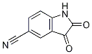 2,3-Dioxo-2,3-dihydro-1h-indole-5-carbonitrile Structure,61394-92-1Structure