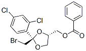 Cis-[2-Bromomethyl-2-(2,4-dichlorophenyl)-1,3-dioxolan-4-yl]methyl benzoate Structure,61397-56-6Structure