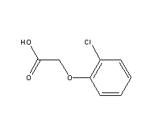 2-Chlorophenoxyacetic acid Structure,614-61-9Structure