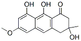 3,4-Dihydro-3,8,9-trihydroxy-3-methyl-6-methoxyanthracene-1(2h)-one Structure,61419-07-6Structure