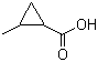 Cis-2-methylcyclopropanecarboxylic acid Structure,6142-57-0Structure