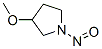 Pyrrolidine, 3-methoxy-1-nitroso- (9ci) Structure,61467-70-7Structure