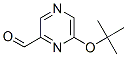 Pyrazinecarboxaldehyde, 6-(1,1-dimethylethoxy)-(9ci) Structure,614730-16-4Structure